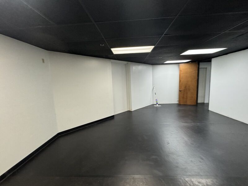 Finished dance studio with Marley floor