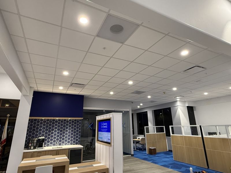 Finished US Bank branch lobby in Millbrae